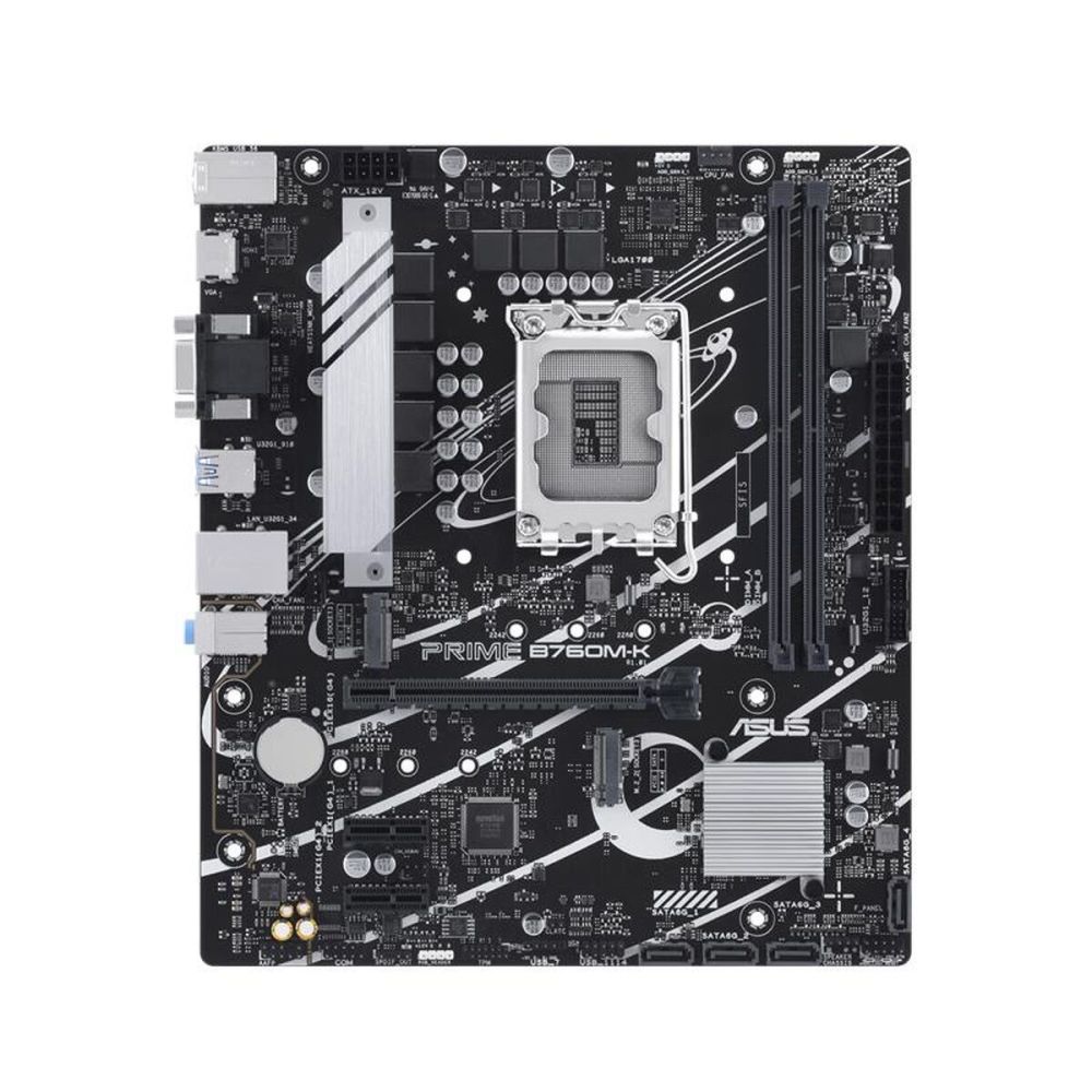 ASUS PRIME B760M-K DDR5 8000MHZ 1XVGA 1XHDMI 2XM.2 USB 3.2 MATX 1700P 