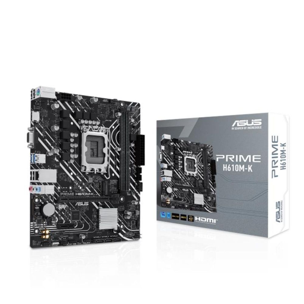 ASUS PRIME H610M-K DDR5 5600MHZ 1XVGA 1XHDMI 1XM.2 USB 3.2 MATX 1700P 