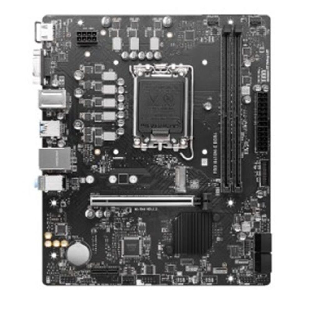 MSI PRO H610M-E DDR4 3200MHZ 1XVGA 1XHDMI 1XM.2 USB 3.2 MATX 1700P (12