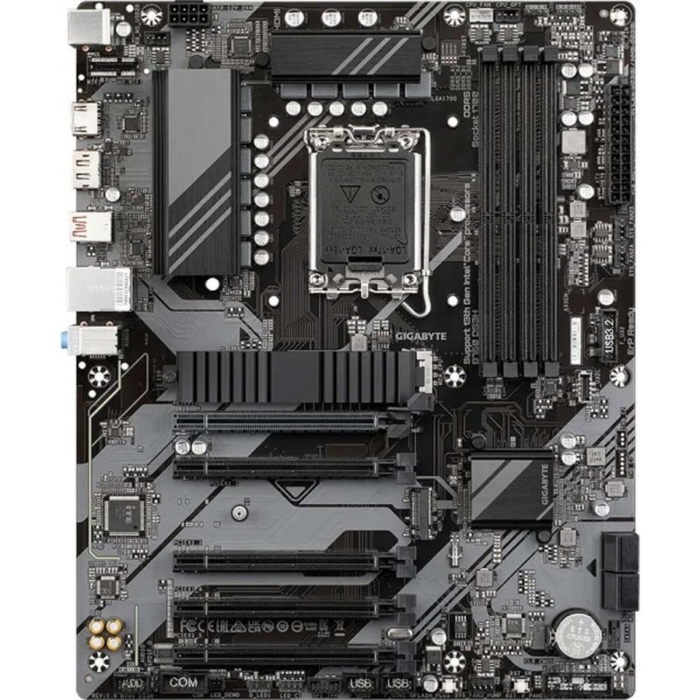 GIGABYTE B760 DS3H DDR4(x4) HDMI DP M.2 x 2X 16x 1700P USB 3.2 TYPE-C 