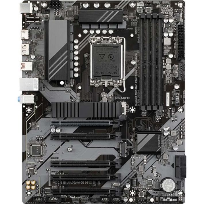 GIGABYTE B760 DS3H DDR4(x4) HDMI DP M.2 x 2X 16x 1700P USB 3.2 TYPE-C 