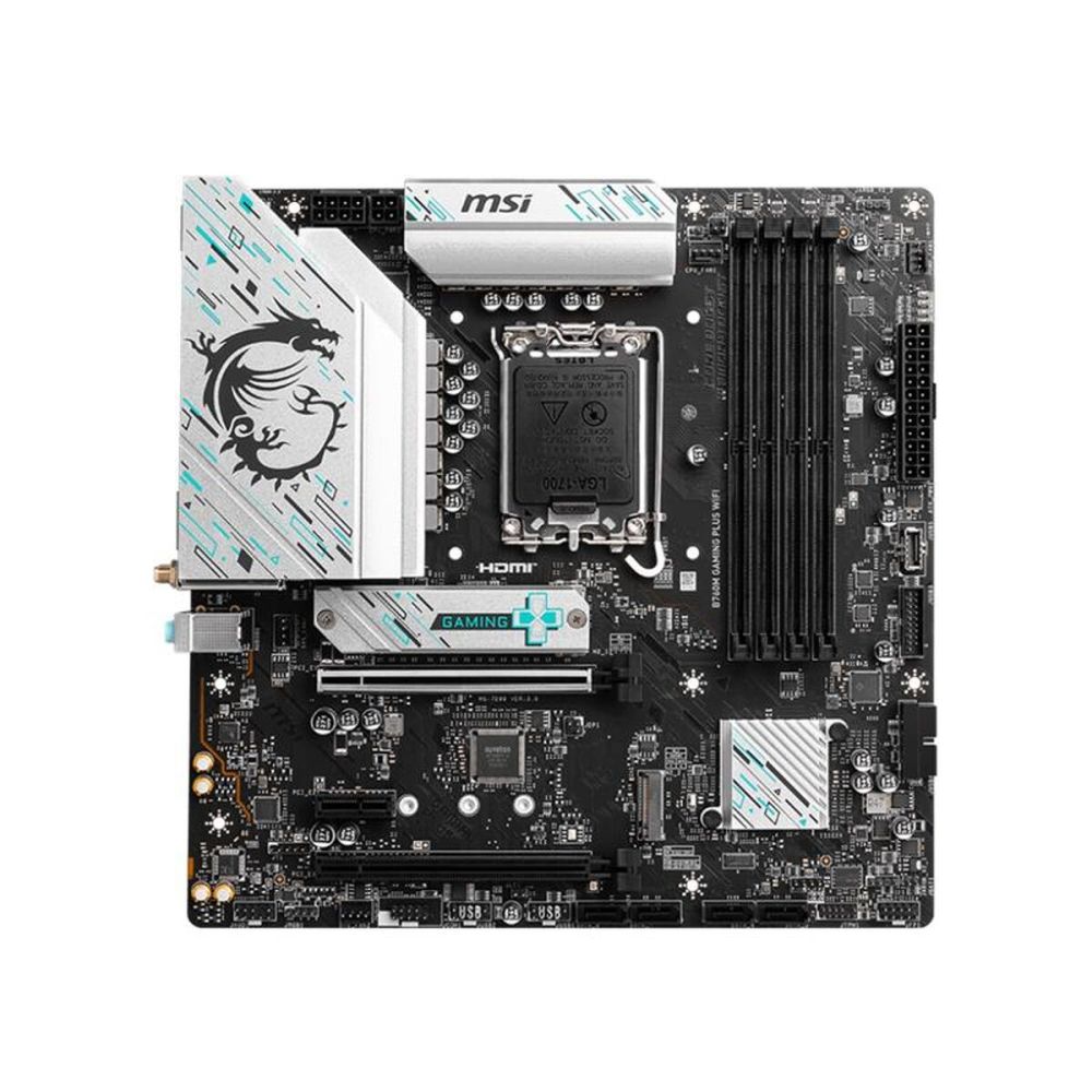 MSI B760M GAMING PLUS WIFI DDR5 6800MHZ 2XHDMI 2XDP 2XM.2 USB 3.2 MATX