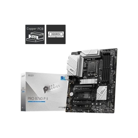 MSI PRO B760-P II DDR5 7200MHZ 1XHDMI 1XDP 2XM.2 USB 3.2 ATX 1700P (12