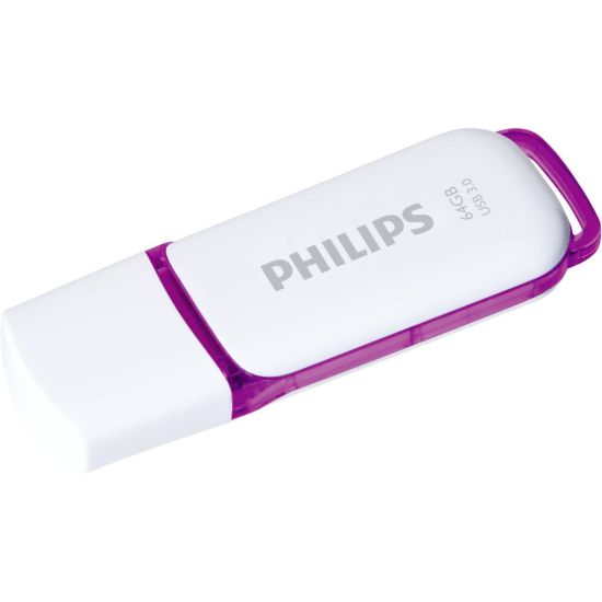 PHILIPS 64GB SNOW EDITION USB 3.0 FLASH BELLEK (MAGIC PURPLE) FM64FD75