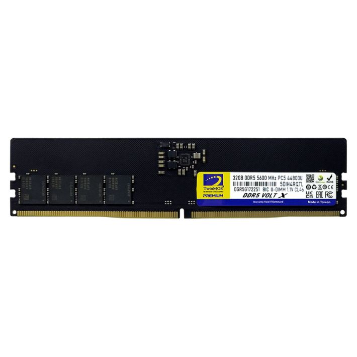 TwinMOS TMD532GB5600U46WO, VoltX, 32GB, DDR5, 5600MHz, CL46, 1.1V Desk