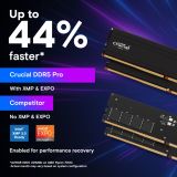CRUCIAL CP16G64C38U5B PRO, Overclocking, 16GB, DDR5, 6400MHz, CL38, 1.