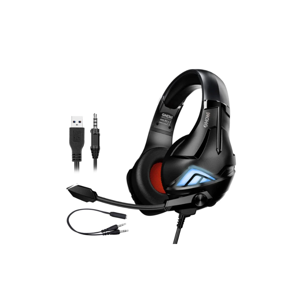 XMOWi R2 Gaming Mikrofonlu RGB Oyuncu Kulaklılığı Gurultu Engelleyici 
