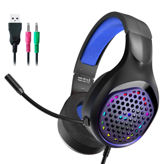 XMOWi R1 Gaming Mikrofonlu RGB Oyuncu Kulaklığı PC- Dizüstü Ve Ps4