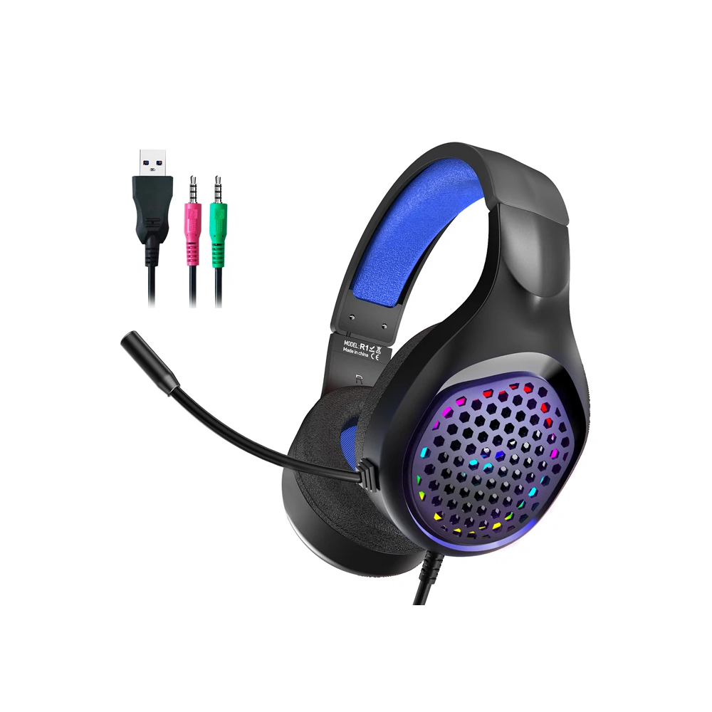 XMOWi R1 Gaming Mikrofonlu RGB Oyuncu Kulaklığı PC- Dizüstü Ve Ps4
