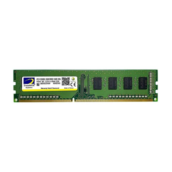 TwinMOS MDD38GB1600D, 8GB, DDR3, 1600MHz, 1.5V Desktop Ram
