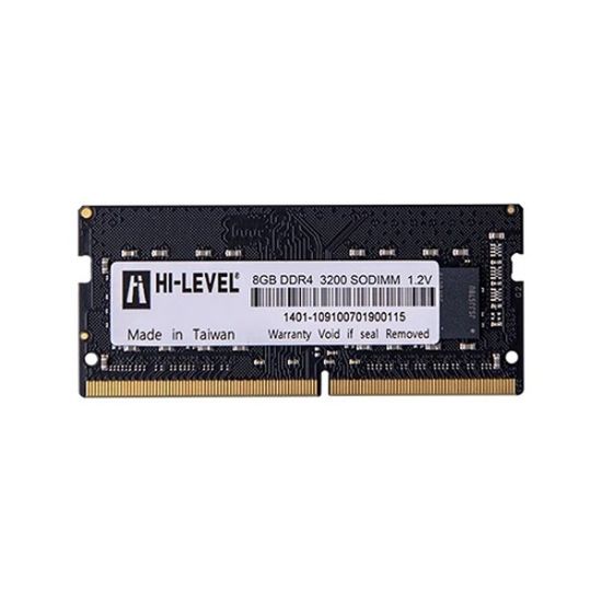 HI-LEVEL 8GB DDR4 3200Mhz Notebook Ram HLV-SOPC25600D4/8G (1.2V)