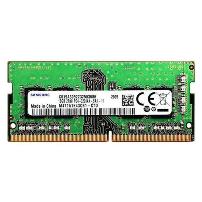 SAMSUNG 16GB DDR4 3200Mhz CL22 Notebook Ram M471A2G43BB2-CWE (Kutusuz)