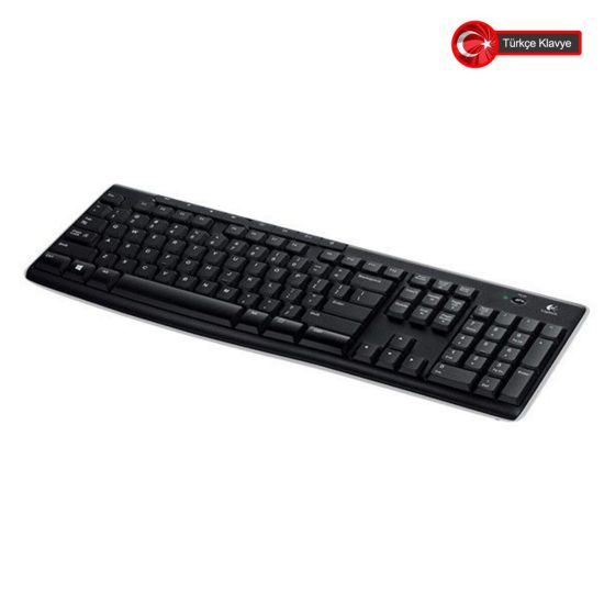 LOGITECH K270, Siyah, 920-003761, Kablosuz, Türkçe Q, Multimedya Klavy