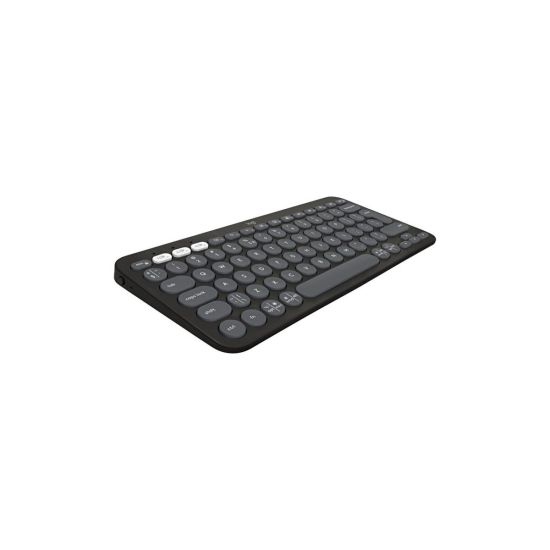 LOGITECH K380S, Pebble Keys 2, Siyah, 920-011859, Bluetooth, Türkçe, Q