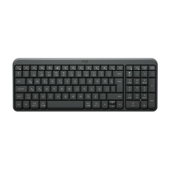 LOGITECH K250, Siyah, 920-013460, Bluetooth, Türkçe Q, Multimedya, Kom