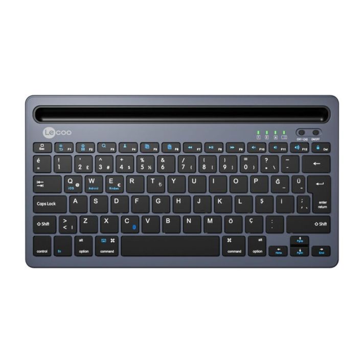 LENOVO LECOO BK100 Q Kablosuz Bluetoothlu Gri Klavye