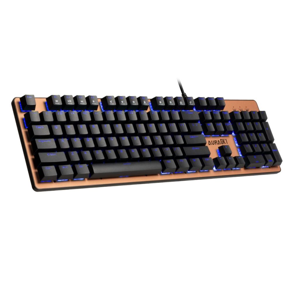 GAMDIAS AURA GK1, USB Kablolu, İngilizce, Rainbow Backlight, Red Mekan