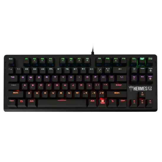 GAMDIAS HERMES-E2, USB Kablolu, İngilizce, Rainbow Backlight, Blue Mek