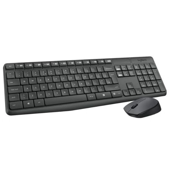 Logitech MK235 INGILIZCE Kablosuz Usb Siyah Multimedya Klavye/Mouse Se