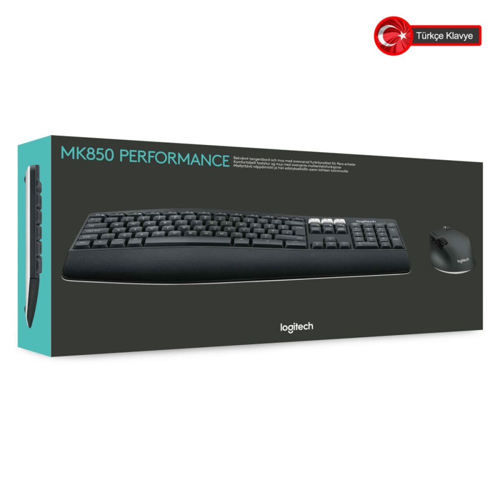 LOGITECH MK850, 920-008230, Kablosuz, Bluetooth, Türkçe Q, Klavye Mous