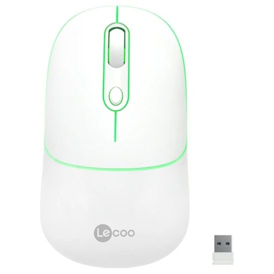 LENOVO LECOO WS210 Kablosuz/Bluetooth 1600DPI (Şarj Edilebilir) Beyaz 