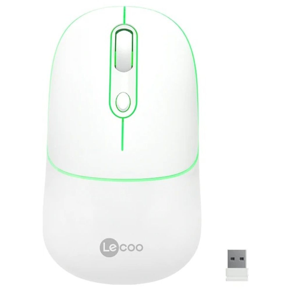 LENOVO LECOO WS210 Kablosuz/Bluetooth 1600DPI (Şarj Edilebilir) Beyaz 