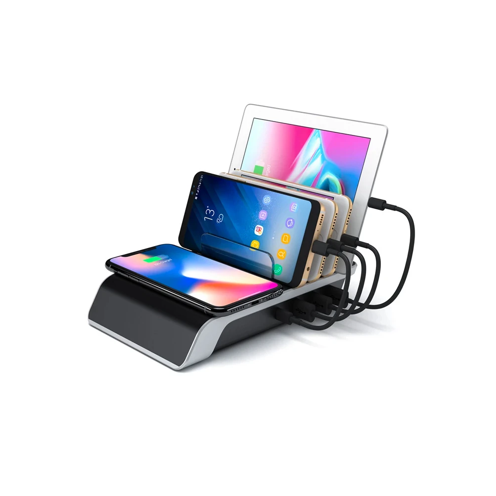 ALLY Multiport 10W Wireless Kablosuz Şarj Cihazı Organizer Stand