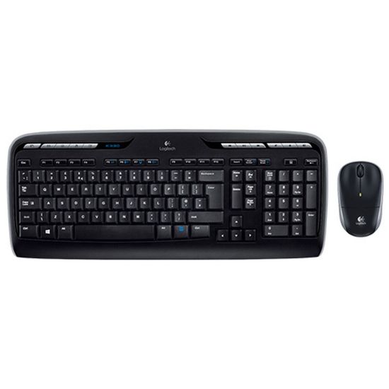 Logitech MK330 Q Kablosuz Usb Siyah Multimedya Klavye/Mouse Set 920-00