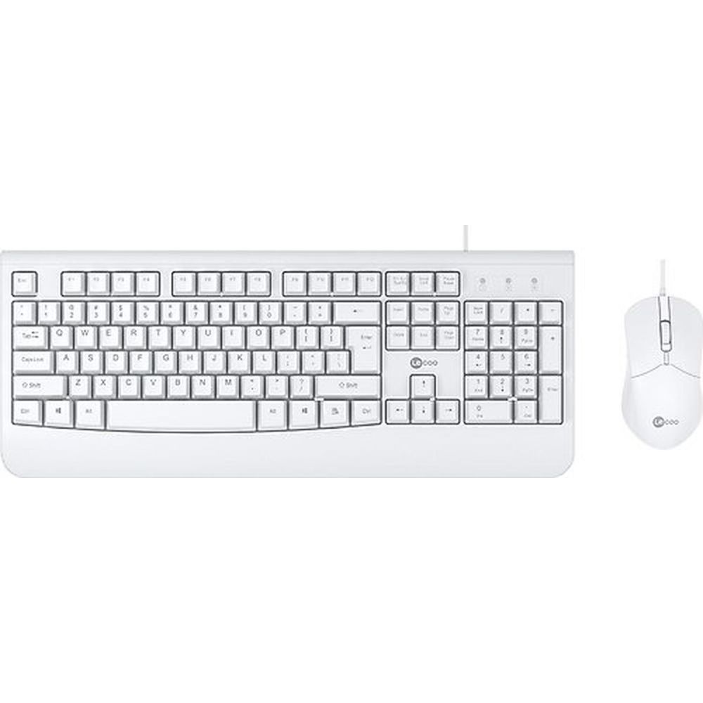 LENOVO LECOO Q Usb Kablolu Beyaz Klavye/Mouse Set CM105