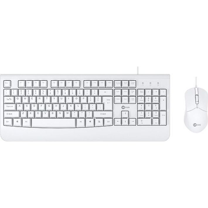 LENOVO LECOO Q Usb Kablolu Beyaz Klavye/Mouse Set CM105