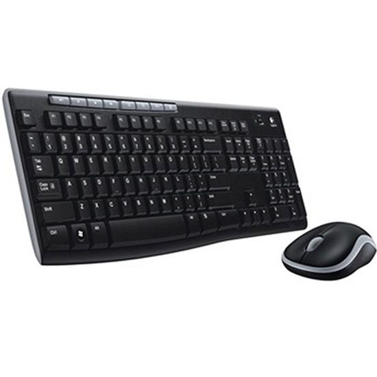 Logitech MK270 Q Kablosuz Usb Siyah Multimedya Klavye/Mouse Set 920-00