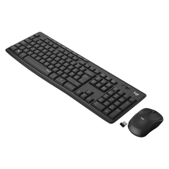 Logitech MK295 Q Kablosuz Usb Siyah Multimedya Klavye/Mouse Set 920-00