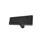 A4 TECH FG1010, Gri, FSTYLER, 2.4Ghz Kablosuz, Türkçe Q, Klavye Mouse 
