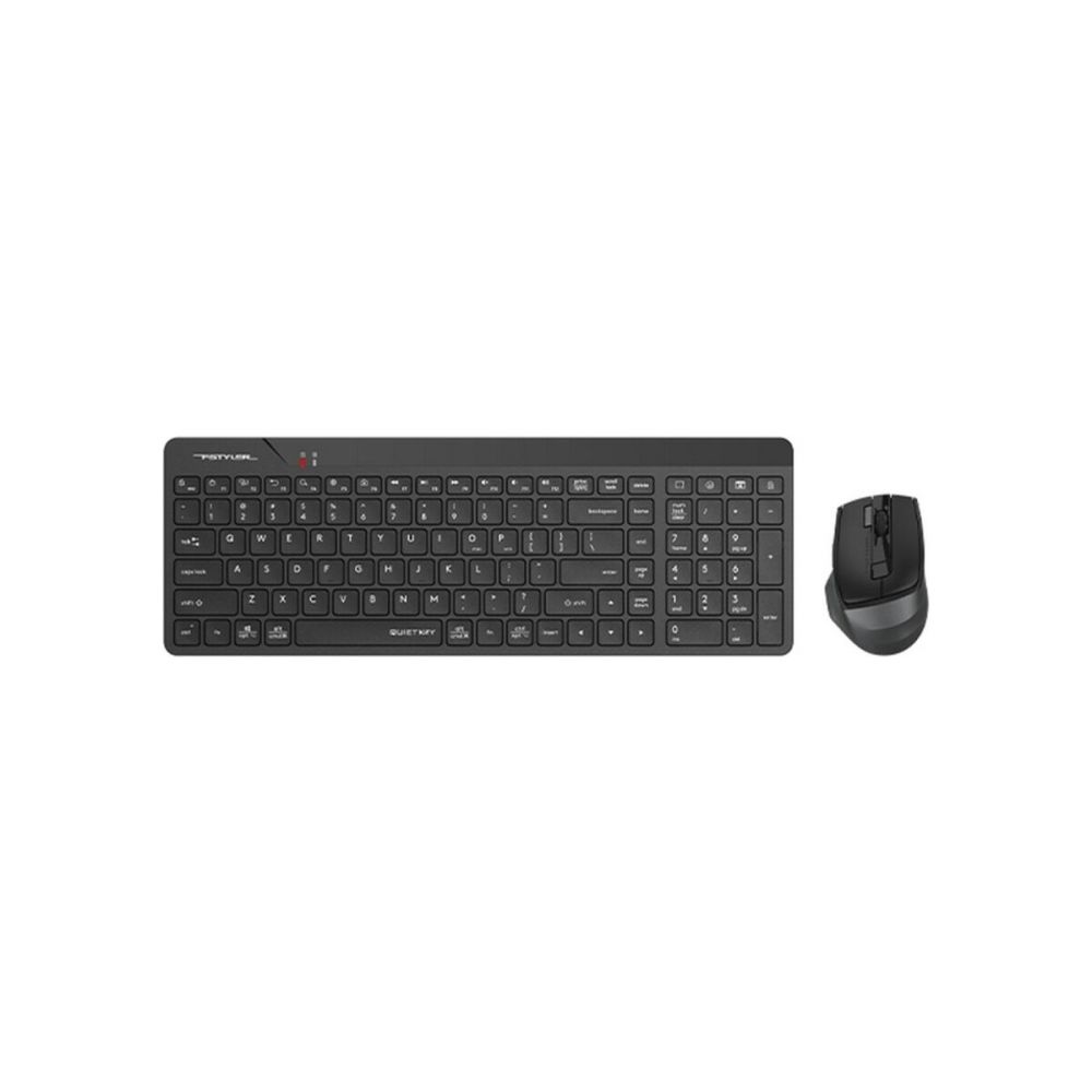 A4 TECH FG2400 AIR2 Siyah, FSTYLER, 2.4Ghz Mini Kablosuz, Türkçe Q, SE