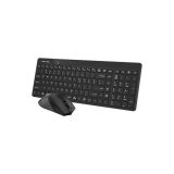 A4 TECH FG2400 AIR2 Siyah, FSTYLER, 2.4Ghz Mini Kablosuz, Türkçe Q, SE