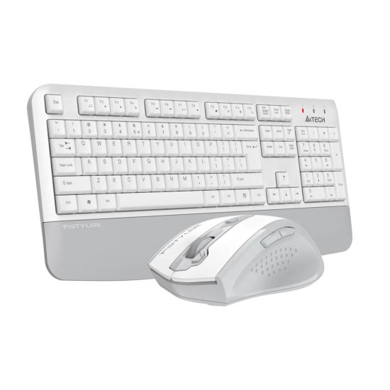 A4 TECH FG2500S PLUS, Beyaz, FSTYLER, 2.4Ghz Kablosuz, Türkçe Q, M.Med