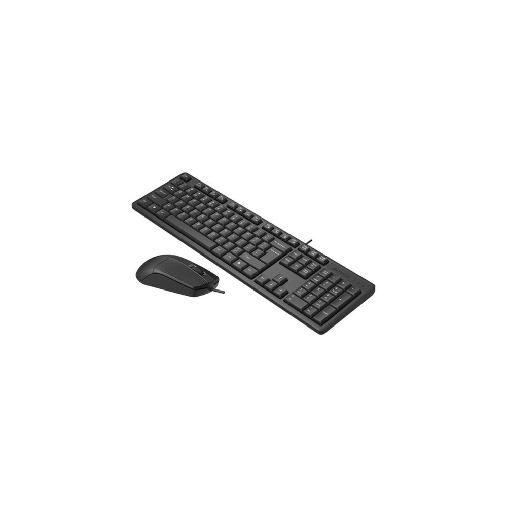 A4 TECH KR-3330S, Siyah, USB Kablolu, Türkçe Q, Multimedya, Klavye Mou