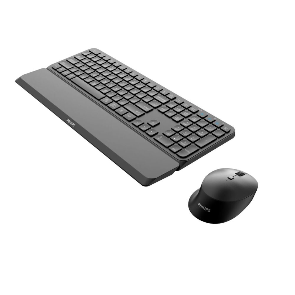 PHILIPS SPT6607B, Siyah, Türkçe Q, 2.4Ghz ve Bluetooth Kablosuz, Bilek