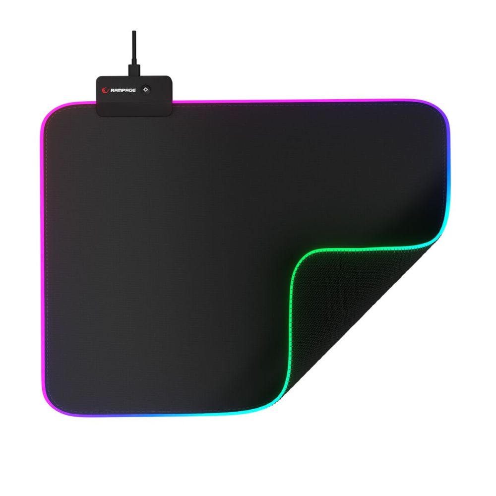 Rampage MP-23, BLITZ M RGB, 252x328x3mm, RGB Led, Gaming, MOUSE PAD (S