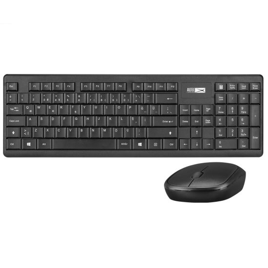 Altec Lansing ALBC6314, Siyah, 2.4Ghz Kablosuz, Türkçe Q, Klavye Mouse