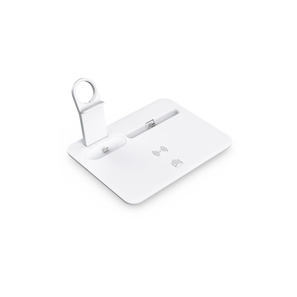 ALLY 4 in1 15W Kablosuz Hızlı Şarj Standı İPhone+İwatch+AirPods Pro Wi