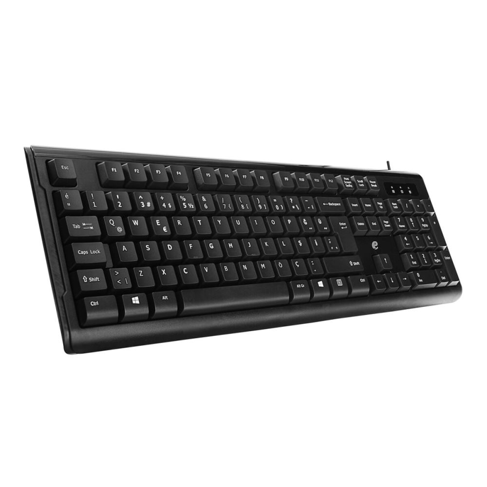 ACER eMachines, EAK9821S, Siyah, USB Kablolu, Türkçe Q, Klavye Mouse S