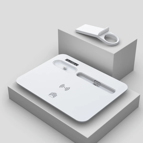 ALLY 4 in1 15W Kablosuz Hızlı Şarj Standı İPhone+İwatch+AirPods Pro Wi