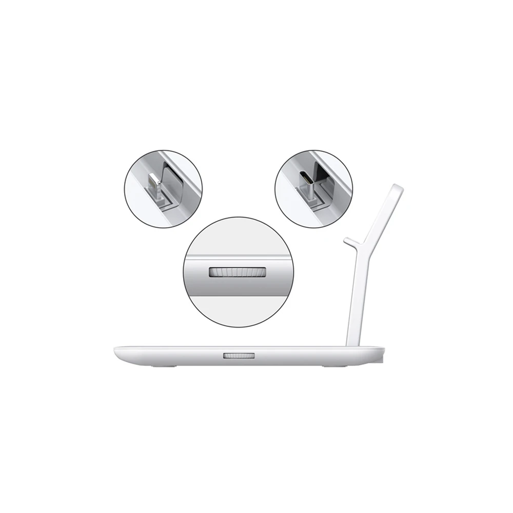 ALLY 4 in1 15W Kablosuz Hızlı Şarj Standı İPhone+İwatch+AirPods Pro Wi