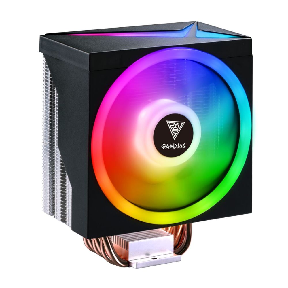 GAMDIAS BOREAS M1-610, LED Lights, 120mm, CPU Kule Tipi Hava Soğutma, 