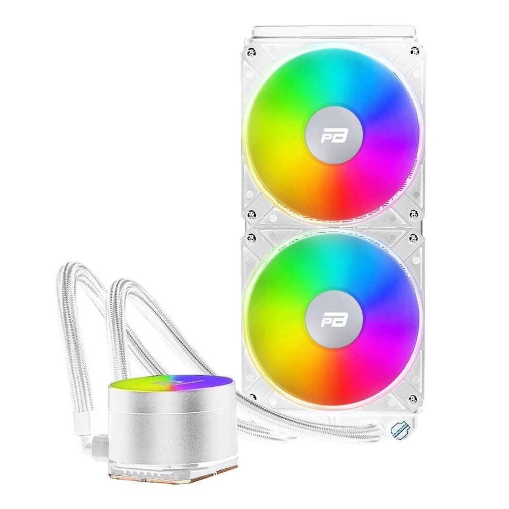 POWERBOOST PB-LCS-YC240-W (BEYAZ) NOBLE 240W Rainbow Fanlı 240mm (LGA1