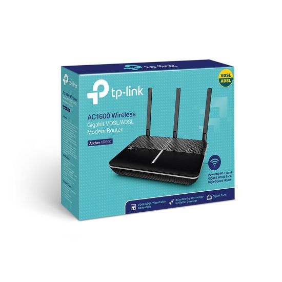 TP-LINK ARCHER VR600, AC1600, 4 Port GigaBit, Dual Band Wifi, 1600Mbps