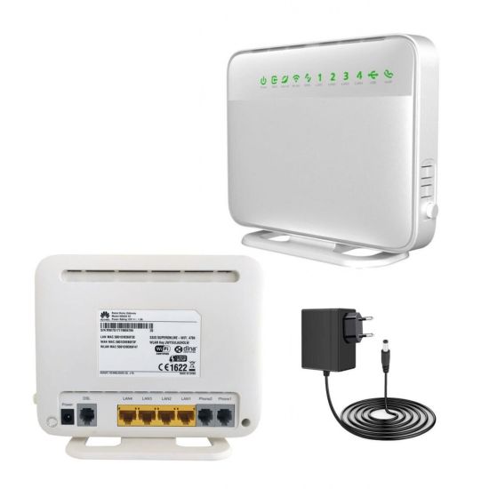 HUAWEI HG658 V2, 4 Port, 2.4Ghz Wifi, 300Mbps, Dahili Anten, VDSL2 MOD