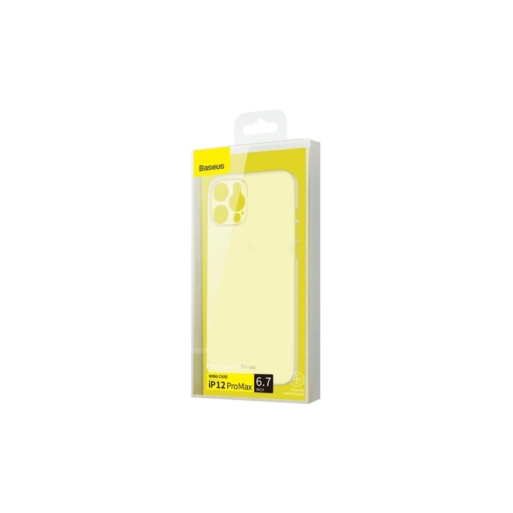 Baseus Wing Series iPhone 12 Pro Max 6.7inch Ultra İnce PP Kılıf