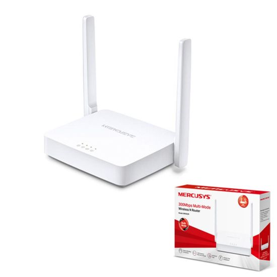 MERCUSYS MW302R 300Mbps 2x Lan + 1x Wan Kablosuz-Ethernet N300 Multi-M